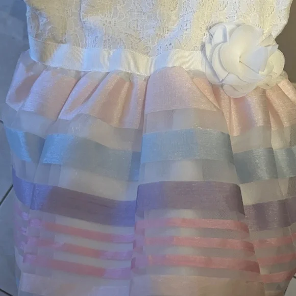 Children’s Place gorgeous little girl pastel dress size 3T - Picture 2 of 3